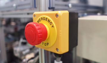 emergency stop button