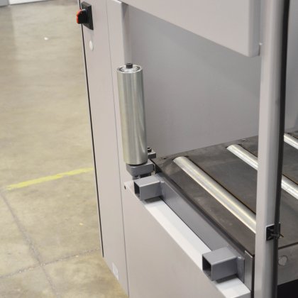 Anschlagrolle Vorschub Eingang