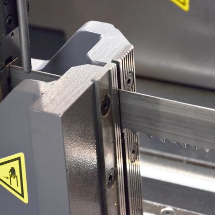 Geteilter Hauptspannstock Nahaufnahme