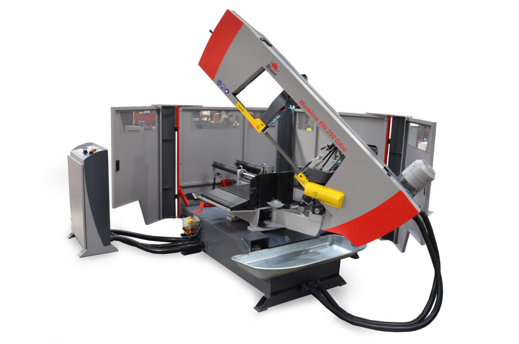 przecinarka taśmowa bomar,pilarka,piła do cięcia,maszyny do metalu,podajniki,przecinarki