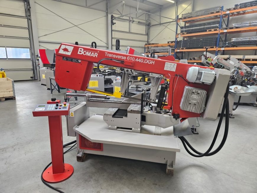 przecinarka taśmowa bomar,piła tasmowa,maszyna do metalu